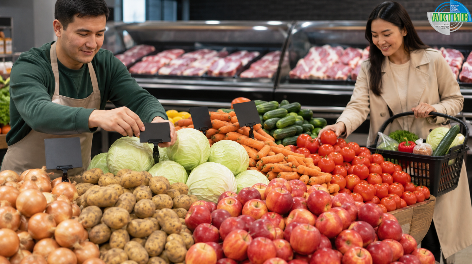 Цены на социально значимые продукты в Казахстане продолжают снижаться