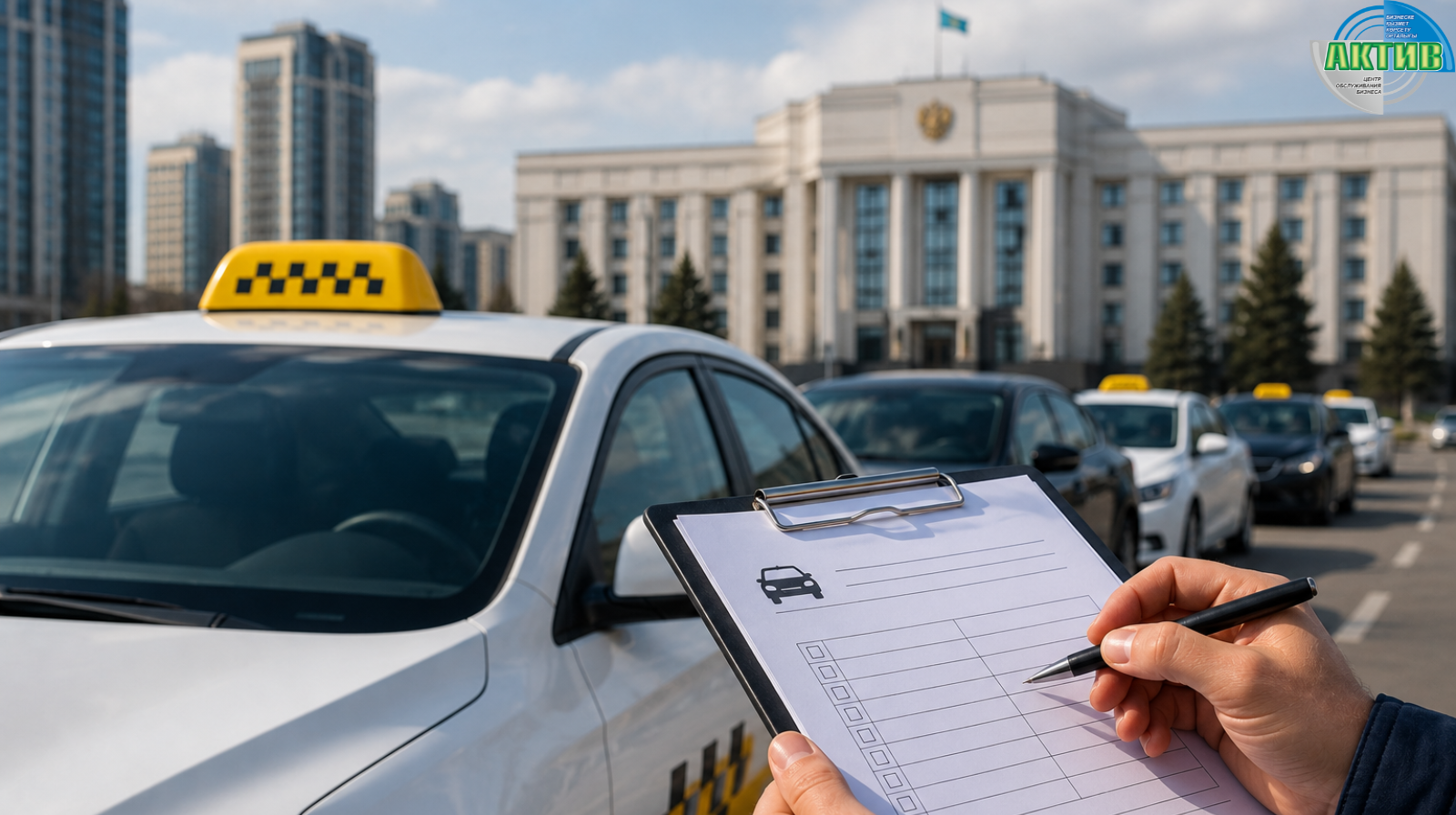Для таксистов вводят новые правила уведомления акиматов